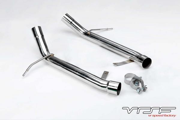 VRSF Stainless Steel Muffler Delete for 07-13 BMW 335i-335xi-335is E90-E91-E92-E93 N54 & N55