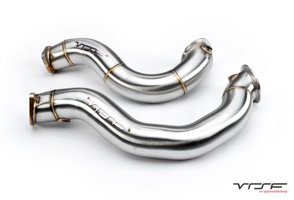 VRSF 3″ Cast Stainless Steel Catless Downpipes V2 N54 07-10 BMW 335i - 08-10 BMW 135i