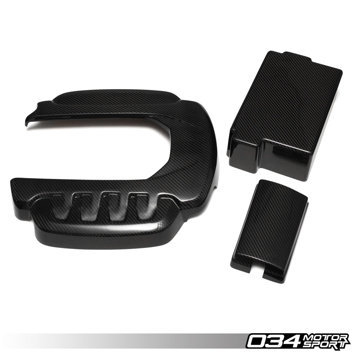 034 Motorsport Carbon Fiber Engine Cover Package, 8V Audi S3